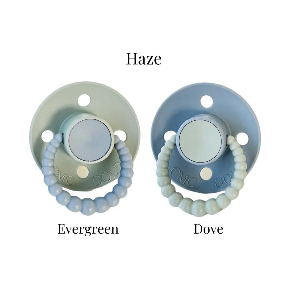 CMC dummies size 2 | Hold me | Haze- evergreen & dove