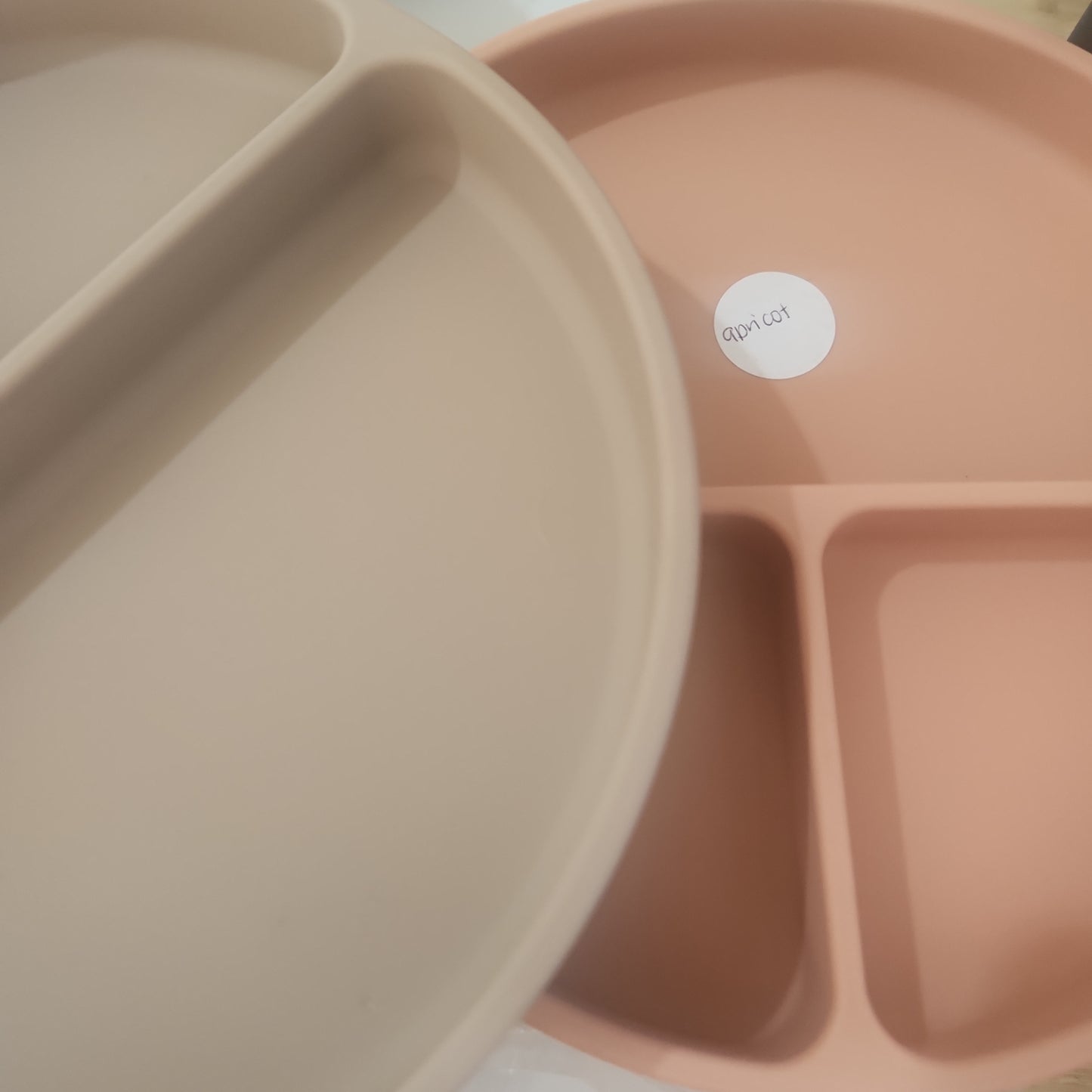 Silicone divided plates | Assorted colours