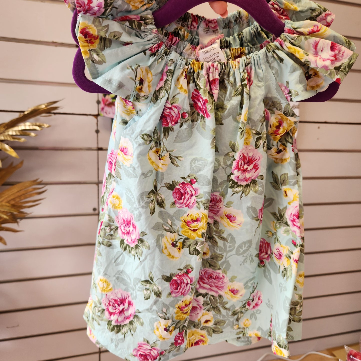 Dress | SS | teal floral