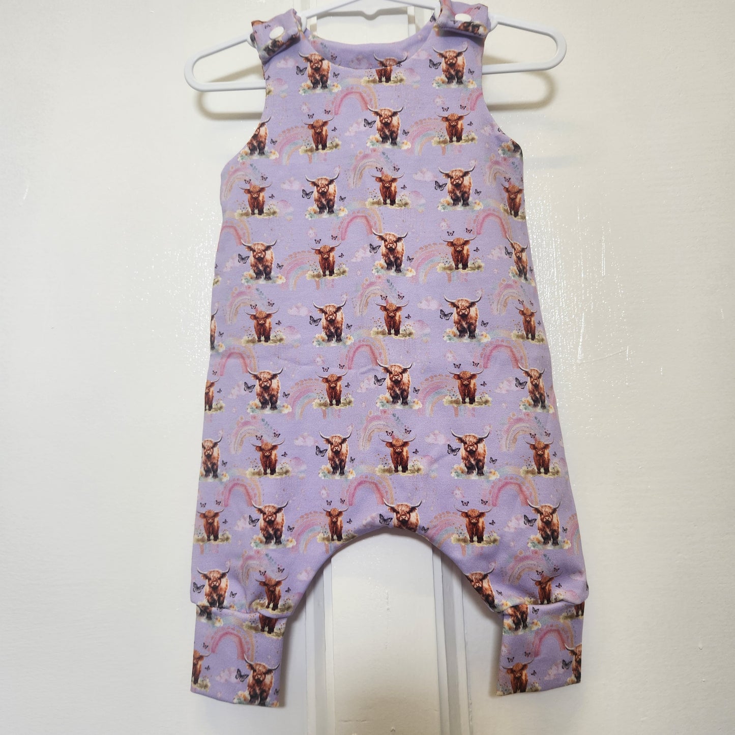 Romper | long | highland cow