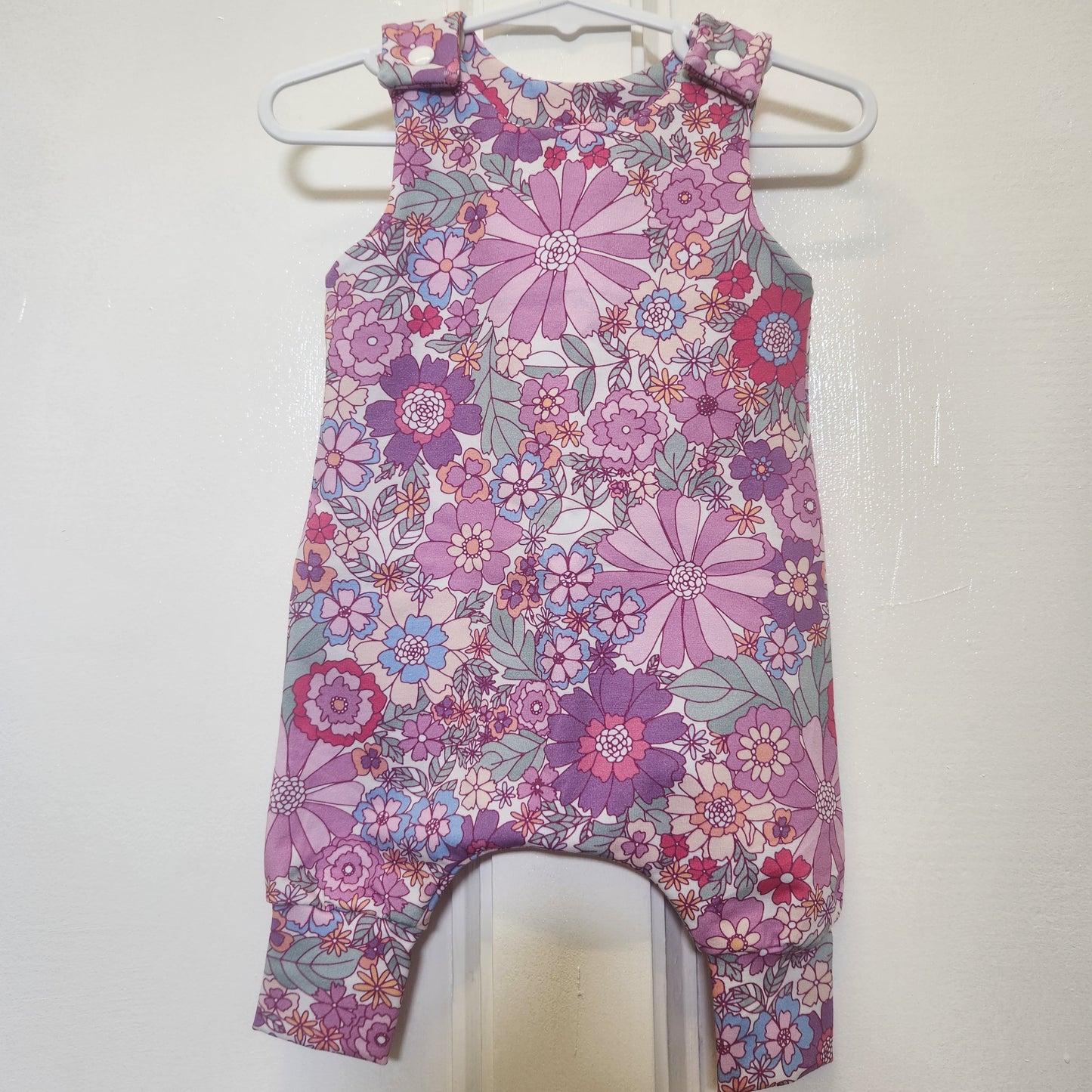 Romper | long | retro floral