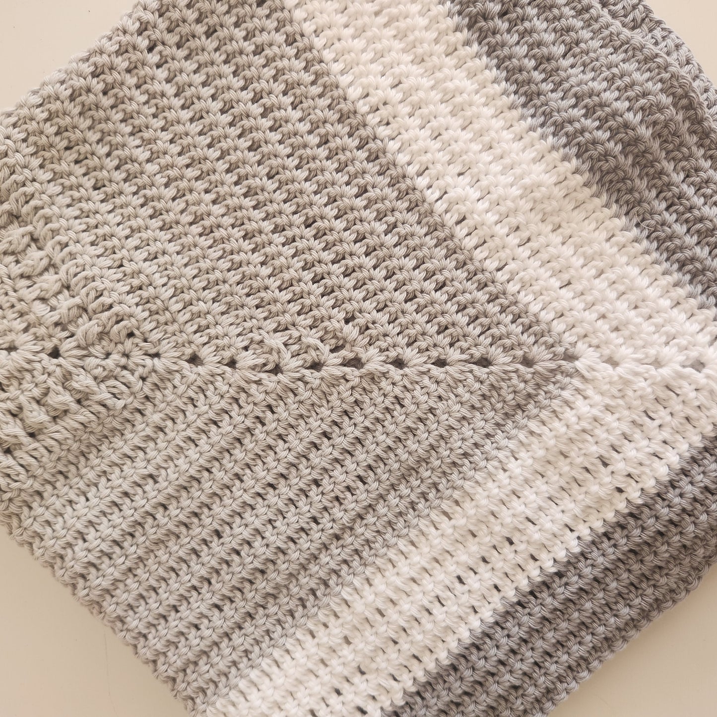 Crochet security blanket | grey blend