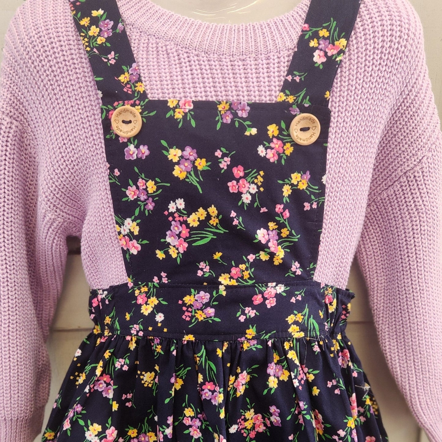 Pinafore | Navy Floral