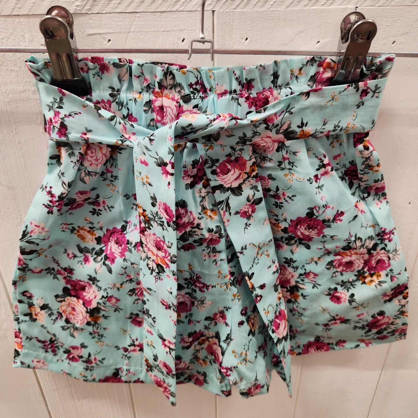 shorts | Paper bag | turquoise