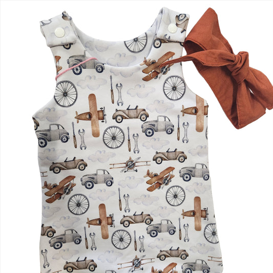Romper long | vintage vehicle