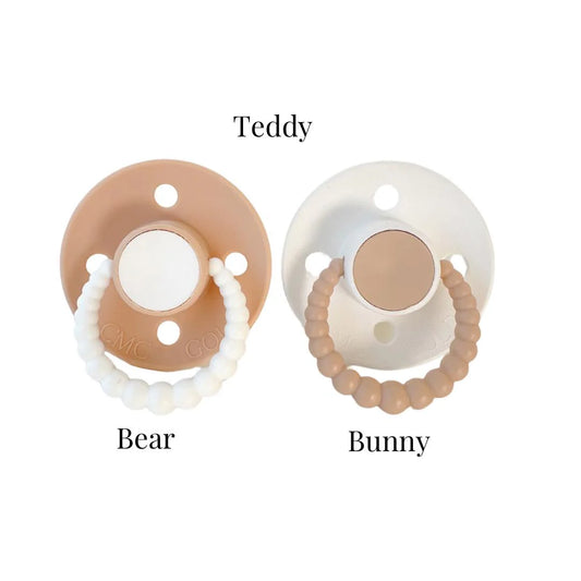 CMC dummies size 1 | bubble | Teddy- bear & bunny
