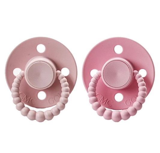 CMC dummies size 1 | bubble | Baby pink & blush