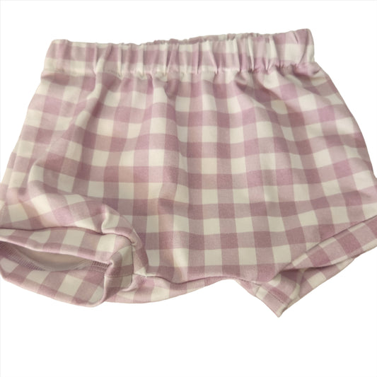 Shorts | Bummies | purple Gingham